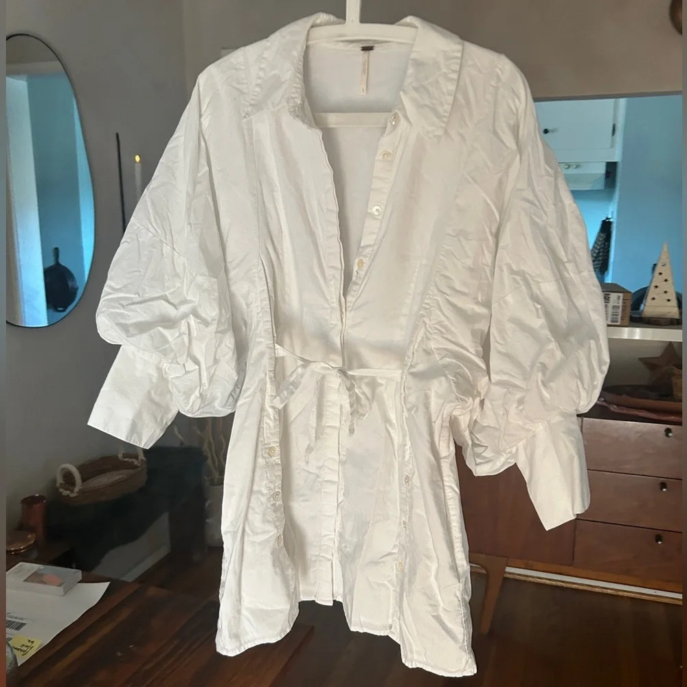 ✨🌻Free People 🌻✨ 100% Cotton Split Hem Mini Dress